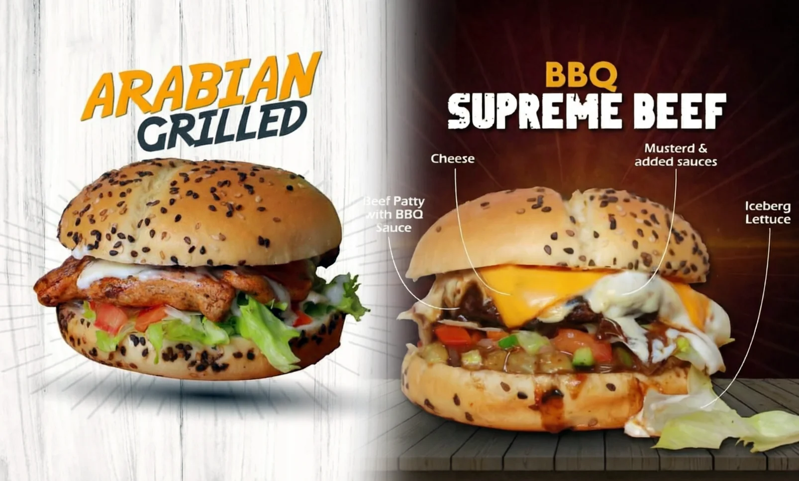Grilled burgers at Burger Store